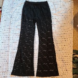 Black lace bells with sewn in shorts